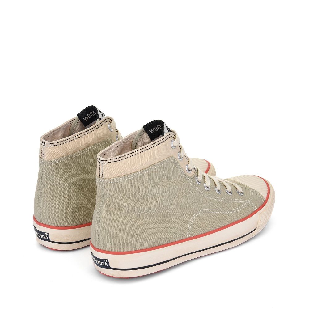 Superga 2946 Grey High Top Sneakers - Men's Sneakers USA | US7234887